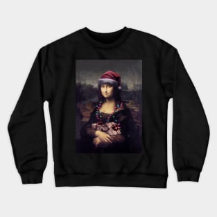 Christmas Mona Crewneck Sweatshirt